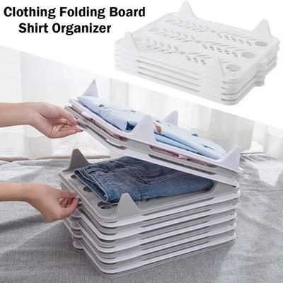 Plastic Shirt Organizer Simple Clothing Lazy Folding Board T Shirt Folder Board Home
