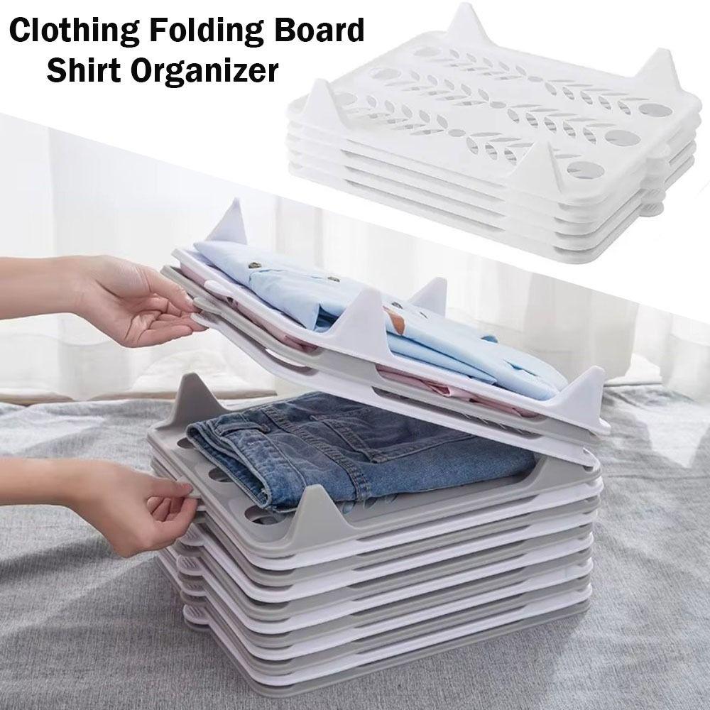 Plastic T Shirt Folder Board White DressBook Folding Board Shirt Organizer  Closet