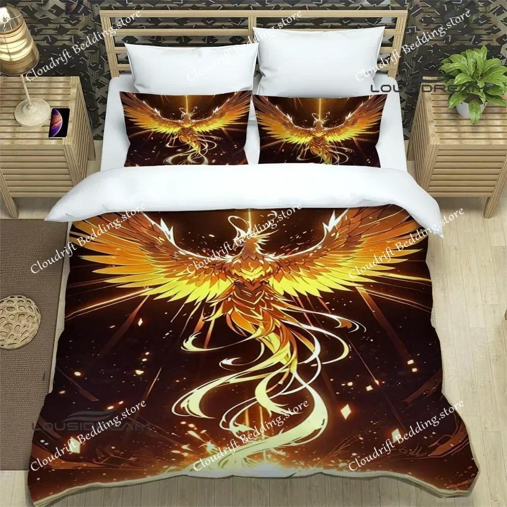 3D Phoenix printed Bedding Sets exquisite bed supplies set duvet cover bed comforter set bedding set luxury birthday gift