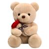 Bear Rose Teddy Plush Toy With Pp Cotton Filling Romantic Gifts Home Decor Doll
