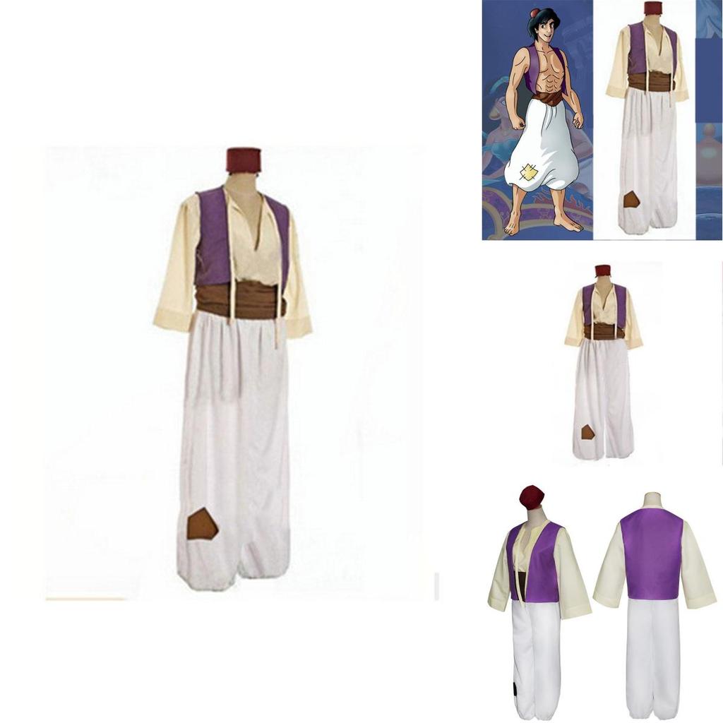 Versatile Aladdin And His Wonderful Lamp Prince Halloween Costume For Cosplay Events