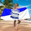 Birming-ham Football Club Printed Microfiber Beach Towel, Soft And Absorbent, Quick-Dry, Ideal for Summer Travel, Beach Essential, Swimming Pool