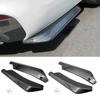 2pcs Universal Car Front Rear Car Bumper Strip Carbon Fiber Enveloping Anti-collision Spoiler Carbon Fiber Winglets