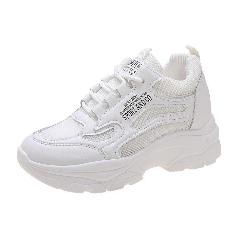 Внутренняя часть обуви с завышенной высотой. Женские повседневные кроссовки с мягкой — фото 5