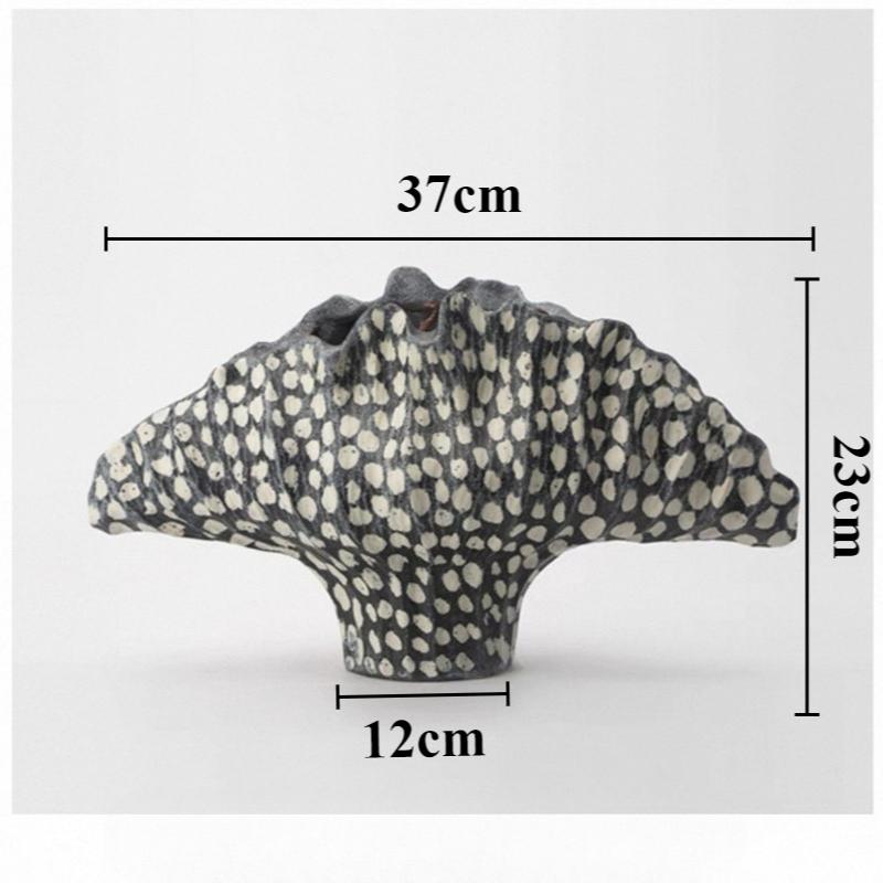 Ceramic Flower Vase Pottery Decorative Vases Modern Vase Plants and Decoration Ornaments Aesthetic Living Room Decor Accessories