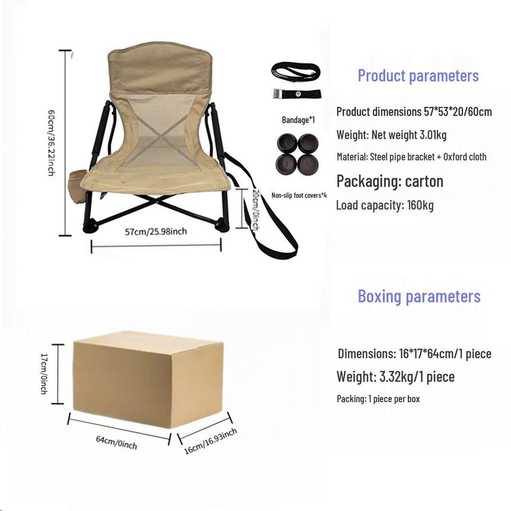 Portable Folding Outdoor Sunbathing Lounger Chair