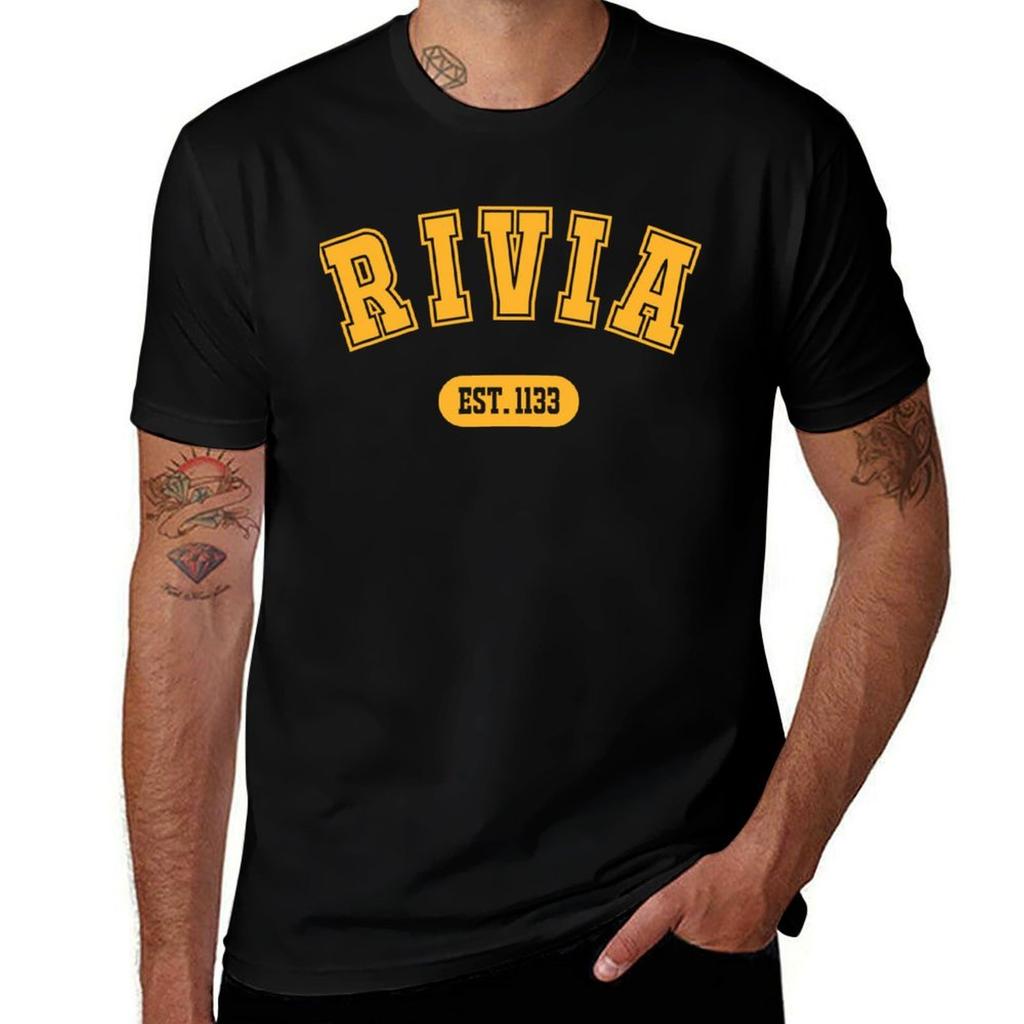 Rivia Classic Tshirt Everyday Wear Basic Short Sleeve Top Tshirt