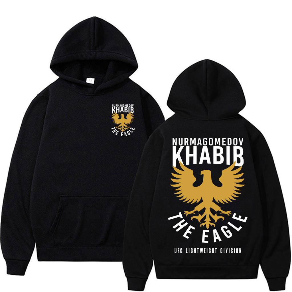 The Eagle Khabib Nurmagomedov Graphic Hoodies Men Women Fashion Violence Aesthetics Sweatshirt Fleece Casual Oversized Pullovers