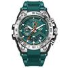 LIGE Sports Men Watch Racing Chronograph Men's Watches Waterproof Luminous Date Watches for Man Silicone Tachymeter Wristwatches