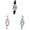 Gedi Artistic Elliptical Womens Quartz Watch With Decorative Dial For Fashion Ladies