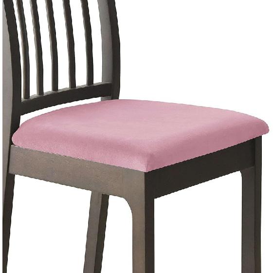 Velvet Chair Seat Covers, Stretch Seat Covers for Dining Room Dining Chair Seat Covers Soft Removable Chair Seat Cushion Slipcovers-White-Set of 2