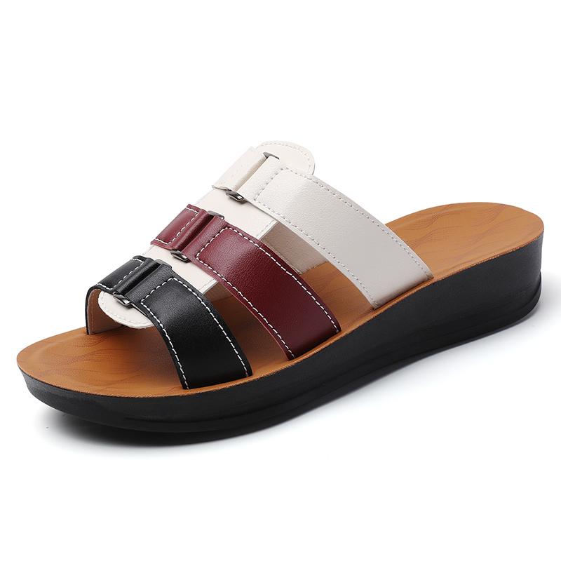 

36-43 Летние женские большие модные крутые тянущиеся однострочные тянущиеся верхняя одежда женская обувь обувь для мам 43 бежевый