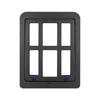 Cat Door Flap Free Entry and Exit Locking Cover Screen Door Mounted Clear Flap Get-in-anytime Upgraded Door