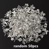 Random Mix 10/20/30/50/100pcs Alloy Metal Charm Sun Moon Star Butterfly Cross Sea Animal Pendants For Jewelry Making Accessories