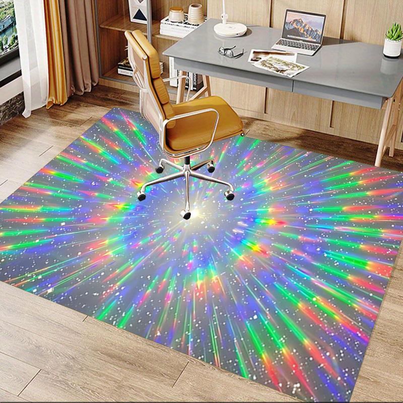1PC Rainbow Starburst Extra Large Non Slip Floor carpet, Office, family, bedroom, Studio   Large Area Rug Indoor Rugs, , Vibrant Colors