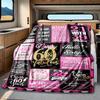 Birthday Gift For Women Customize Your Name Rv Blanket Comfortable Soft Lightweight Allseason Multipurpose Blanket For Travel Camping Picnic Sofa Bed