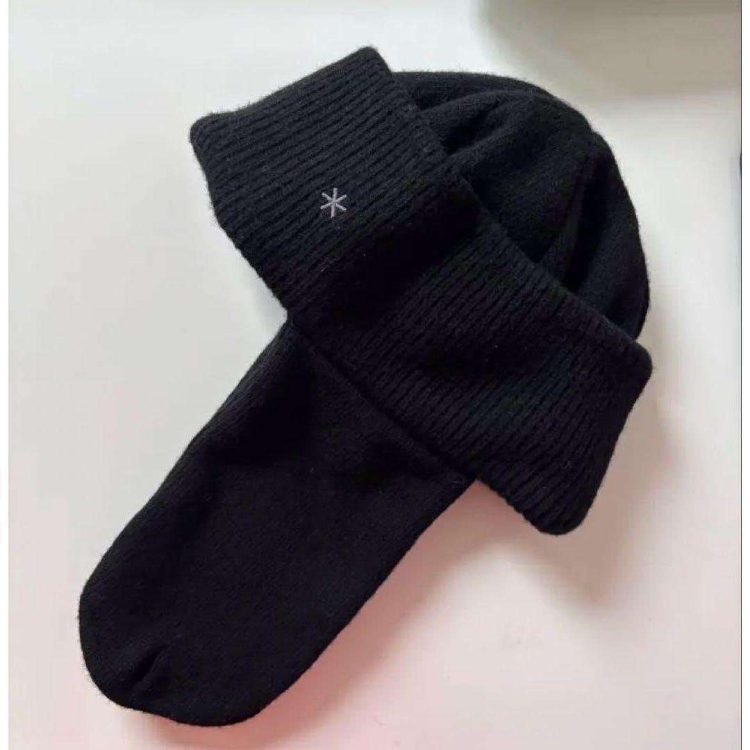 Used SNOW PEAK knit flight cap knit flight cap