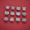 S925 Sterling Silver Retro Zodiac Animal Beads for DIY Bracelets & Necklaces