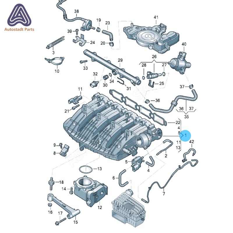 Intake Manifold 06L 133 201 AH For Passat Golf Jetta A UDI A4 A5 A8 Q3 Q5 Q7 TTS Coupe Skoda Octavia Superb Seat Alhambra Leon