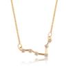 Women Necklace Zircon Pendant Twelve  Short Clavicle Chain