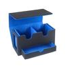 PU Leather Trading Card Deck Box Board Game Card Carrying Organizers Scratch Resistant Card Storage Case with Drawer