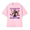 Versteck deine Frau Alpha ist da Katze Lustiges T-Shirt Herren Damen Mode Kurzarm T-Shirt Tops Lässig 100% Baumwolle Übergroße T-Shirts