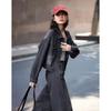 Demana Women's Relaxed Fit Washed Lapel Denim Jacket