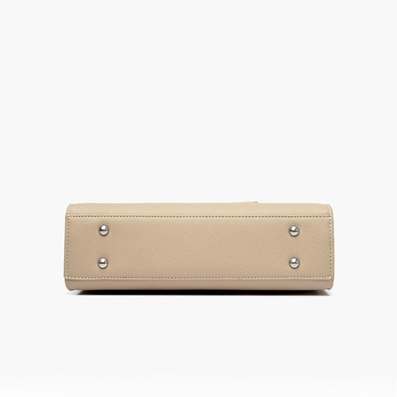 PU Premium Luxury Women's Shoulder Bag Spring New Fashion Rivet Accessories Female Sling Bag Simple Solid Color Lady Crossbody Bag for Party Daily Use