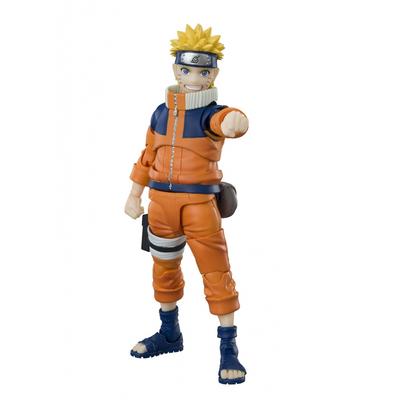 SHFiguarts NARUTO Naruto Uzumaki - Cel mai neașteptat ninja slapstick - Aproximativ. Figurină mobilă vopsită ABS&PVC de 135 mm BAS64181