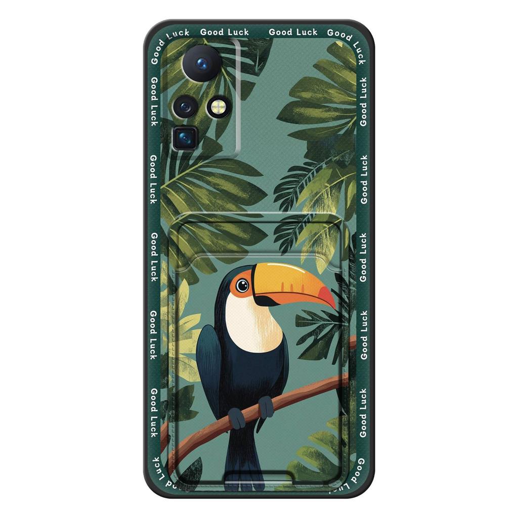 Anti-dust Full Wrap Phone Case For Infinix Zero X/X Pro/X6811/X6811B Shockproof Card Slot Dirt-resistant Protective Cute