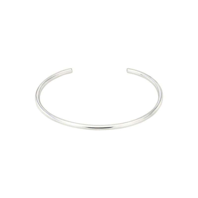 NORMALLEE [Silver 925] Basic Oval Bangle (Bold)
