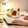 Stuffed Animal Pillows for Sleeping Soft Plush Doll with Weighted Base, Cute Fox/Cat/Dog/Otter Figurine, Gift Kids Cartoon Crawling Animals