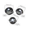 3Pcs Enamel Stockpot with Lid Easy to Clean Sturdy Heat Resistant Cookware Cooking Pot for Household Kitchen Restaurant Wedding