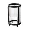 Makeup Brush Holder Desktop Lipstick Eyebrow Pencil Organizer 2-Tier Cosmetic Brush Cup for Dressing Table Organization