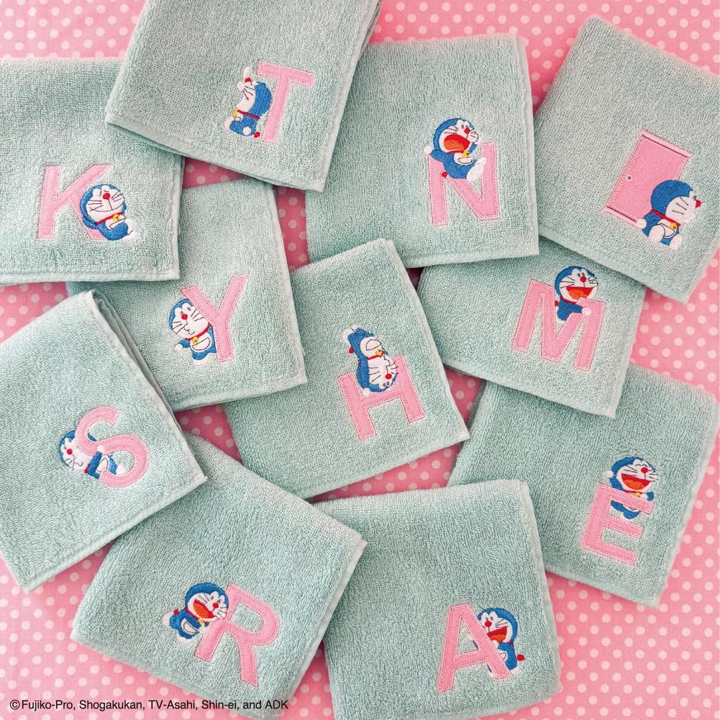 Towel Museum Doraemon Smart Towel Initial 25 X 25 Cm Handkerchief, BN, Blue, N, 21-2440075, Approx.