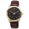 Casio Analog Quartz Watch Gold and International No Presentation Simple Packaging Men's MTP-V001GL-1B, Black, Model, Box,