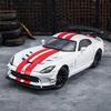 1/24 Dodge Viper ACR SRT Alloy Sports Car Model Diecast Metal Track Racing Vehicles Car Model Sound and Light Childrens Toy Gift