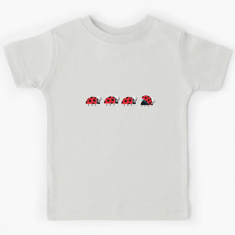 Lady Bug Line Insect Kids T-Shirt 150