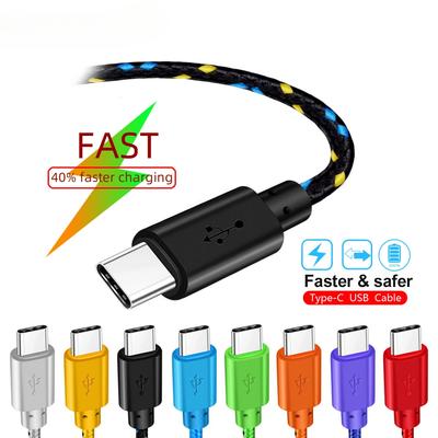 USB C Tipi C Kablo Hızlı Şarj 1m 2m 3m Şarj Cihazı p9 p10 p20 mate 10 pro lite samsung S9 S10 Plus s8 Note veri kablosu