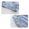 Mädchen Frühling Herbst Set Mode Große Kinder Frühling Kleidung Dopamin-Spray Farbe Denim Zweiteiler Trend