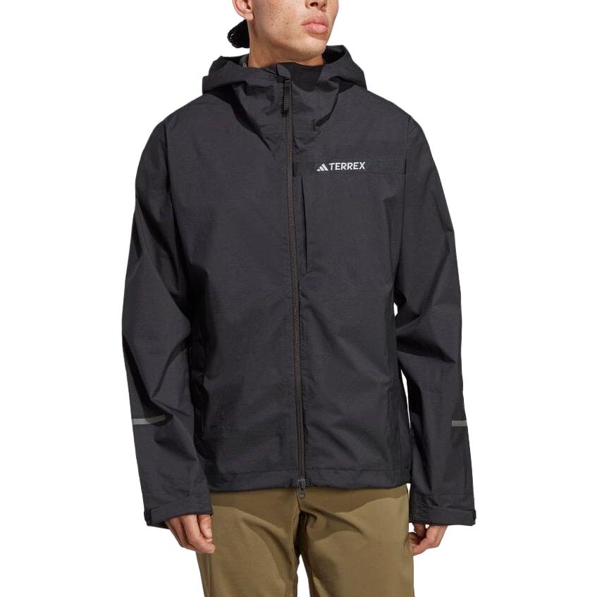 adidas Jackets Men's Black Hooded Moderate Other HM4051