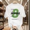 Trendy Brand Short-Sleeved Pure Cotton Men'S Printed T-Shirt Trendy Men'S And Women'S Versatile Round Neck T-Shirt Men'S