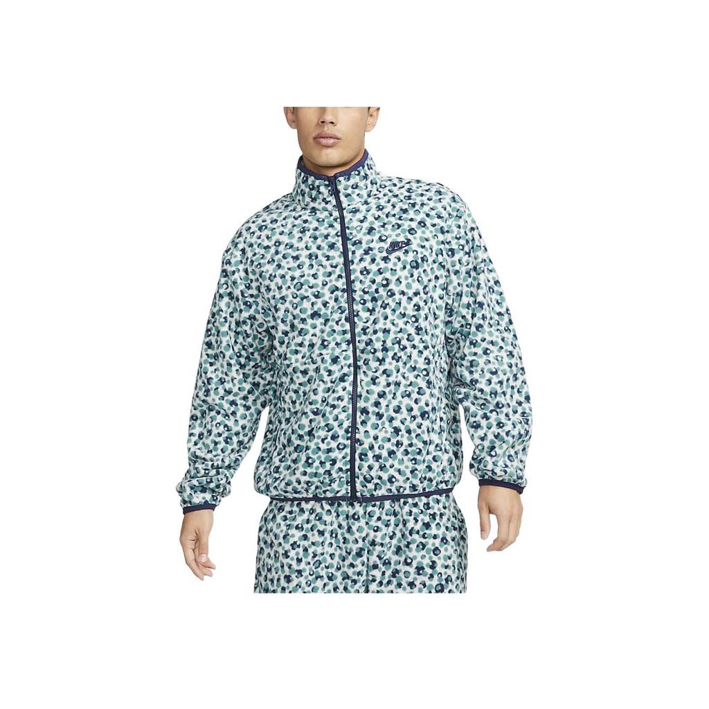 Nike Color Block Polka Dot Pattern Logo Print Jacket Men Jacket Dark-Navy DX0532-379