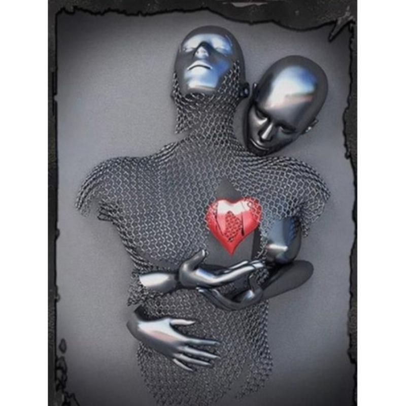 

3D визуальные золотые, серебряные настенные художественные картины из металла, современные скандинавские персонализированные холсты, интерьерные картины, принты, домашний декор 20x25cm