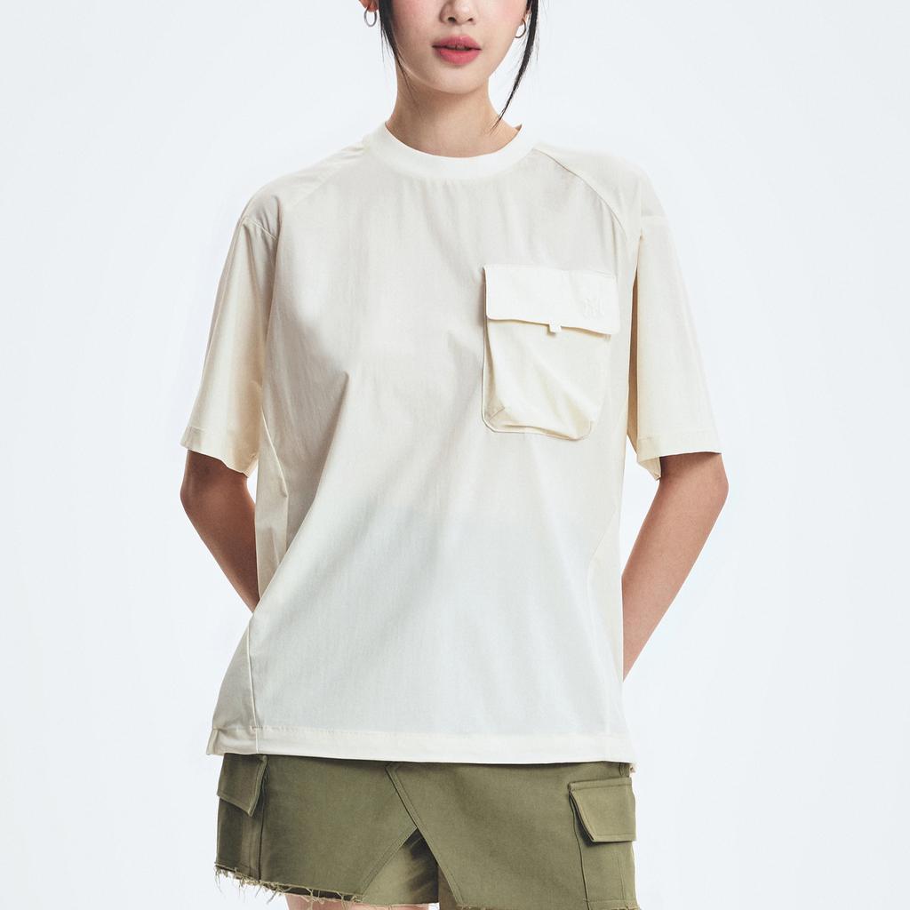 New MLB GofcoreBasic New York Yankees T Shirt Unisex Dark Cream 3ARSB0453-50CRD