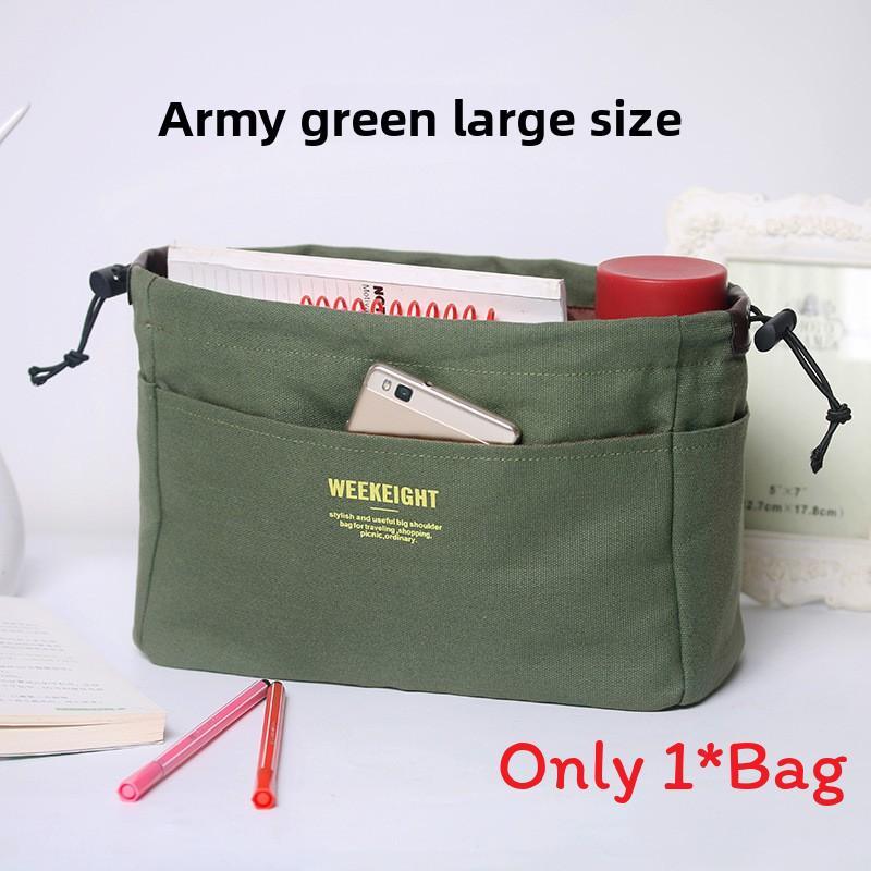 Trousse de maquillage en toile avec tissu imperméable pour le voyage et l'organisation à la maison
