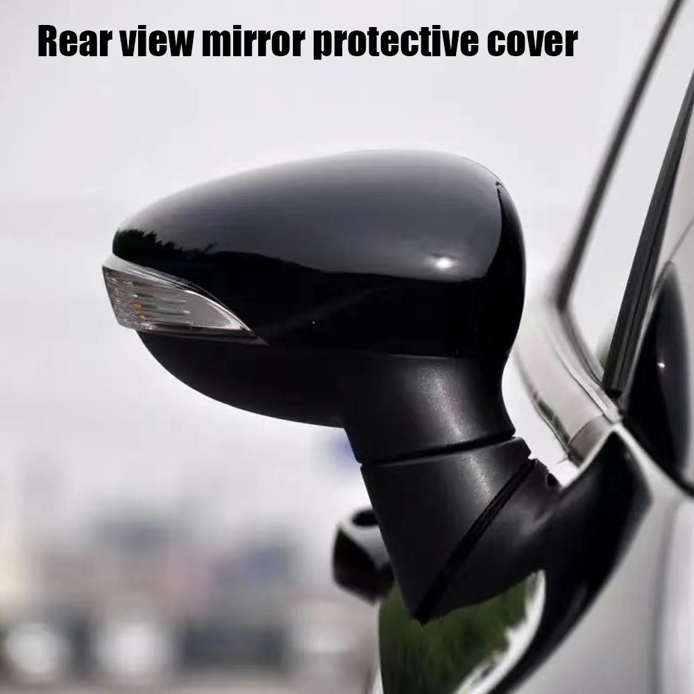 Gauche &; Couvercle de rétroviseur en Fiber de carbone pour porte d'aile droite de voiture, étui de garniture pour Ford Fiesta Mk7