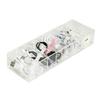 Cable Storage Box with Lid Clear Charger Cord Organizer Desk Organization Case
