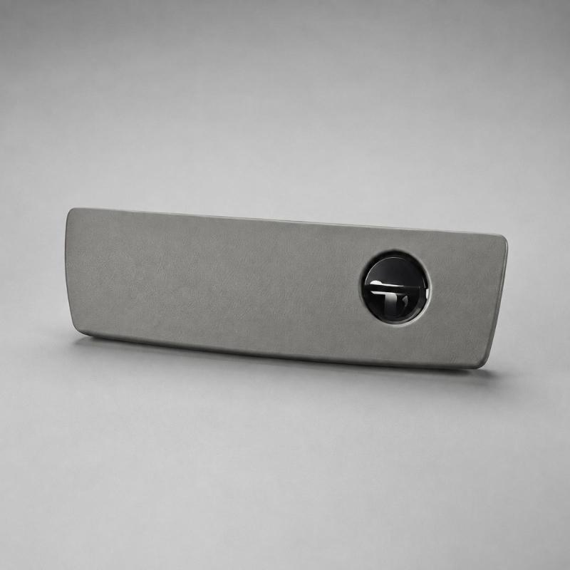 5JM55ZJ8AC ABS Glove Box Handle with Textured Finish, Clip-In Installation for 2007-2010 Passenger-Side Application