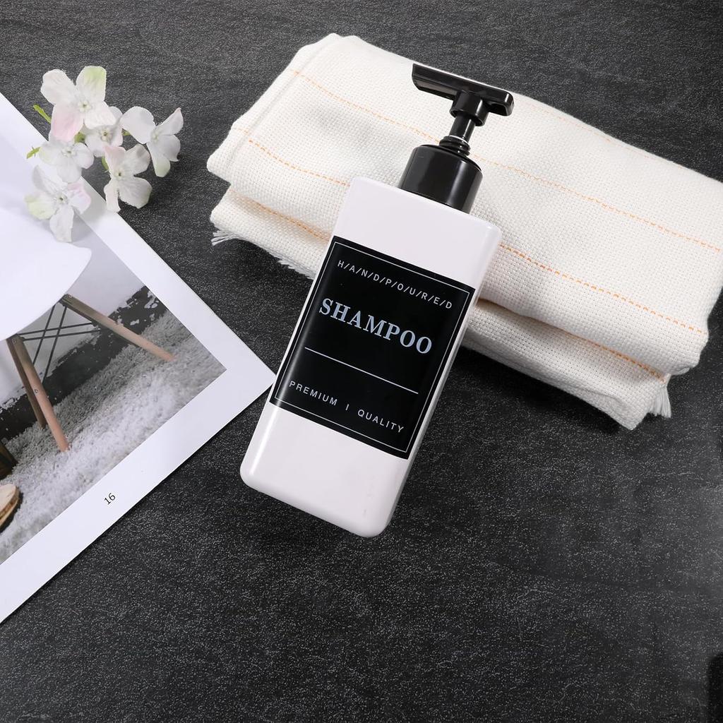 24 Pcs Waterproof Soap Labels Lotion Labels Reble Kitchen Hand Soap Dispenser Label Stickers Bathroom Labels Stickers for Shampoo and Conditioner